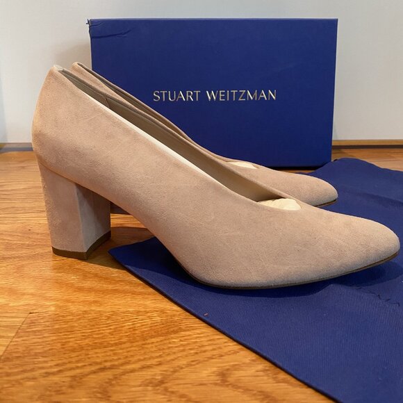 Stuart Weitzman - Kenna Dolce Suede Shoes - NEW